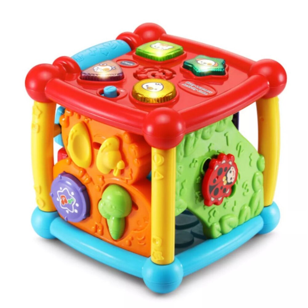 VTech Busy Learners Activity Cube & Fisher Price Giant Rock a Stack